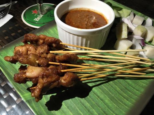 pork & chicken satay
