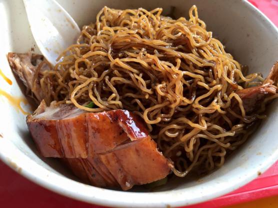 S$7 roast duck noodles