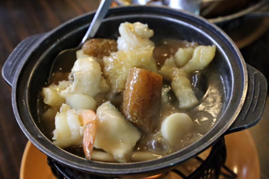 sea cucumber seafood treasure pot