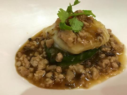 sea perch & minced pork tofu