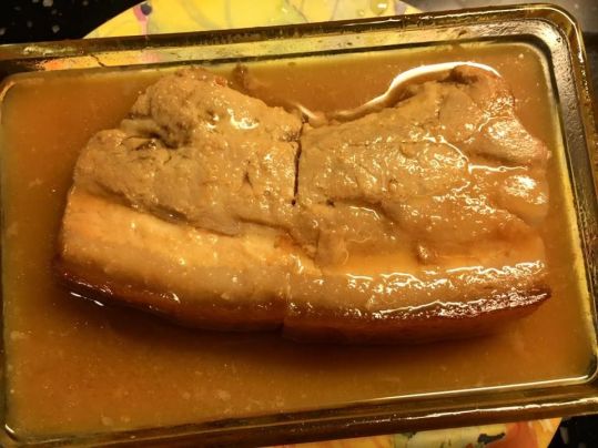 8hrs 90degC miso belly pork