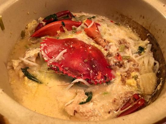 crab beehoon soup