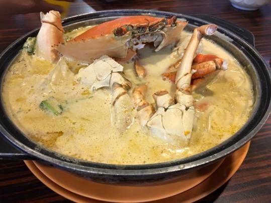 crab beehoon soup=1kg crab S$63
