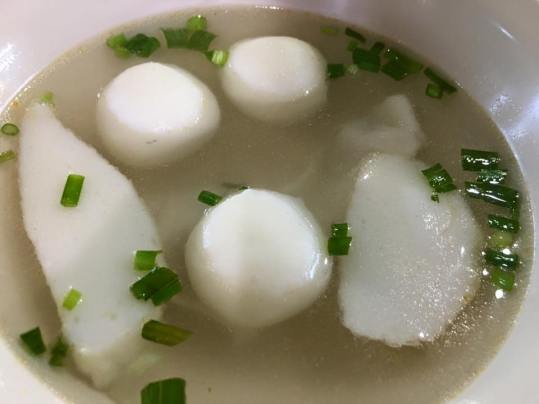 fishball, fishcake & kiow (fish dumplings)