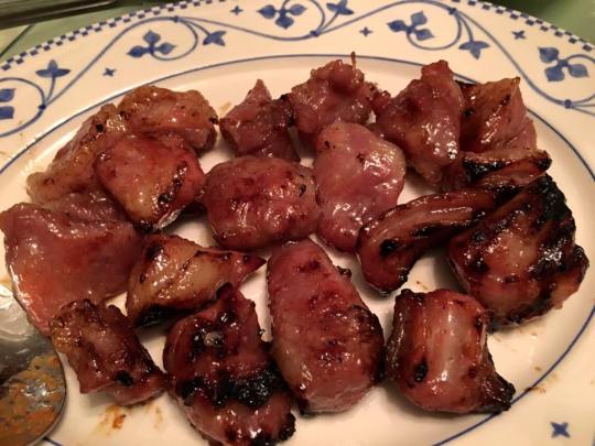 roast pork ribs (or soft bones?) - super