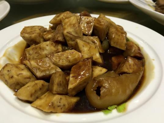 sea cucumber with yam