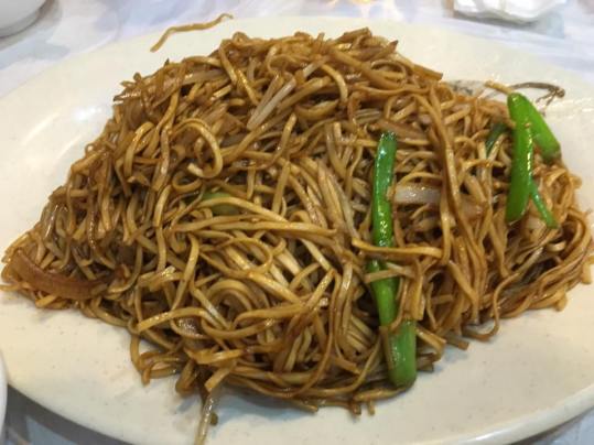“free” black sauce noodles 豆油炒面