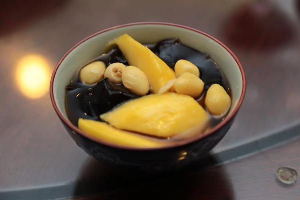 #7 lotus seeds ginkyo nuts mango cheng chow 白果莲子芒果凉粉