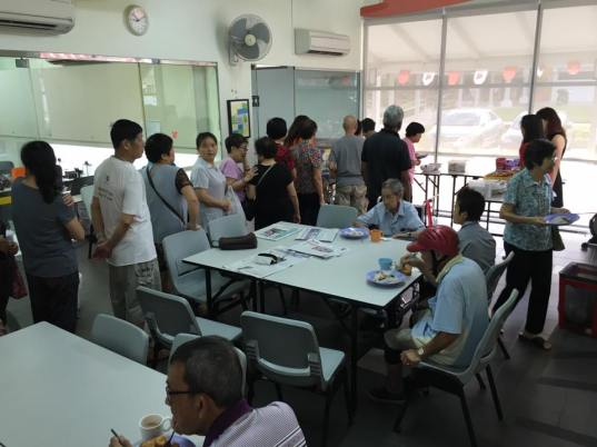 about 60-70pax came for free friday breakfast