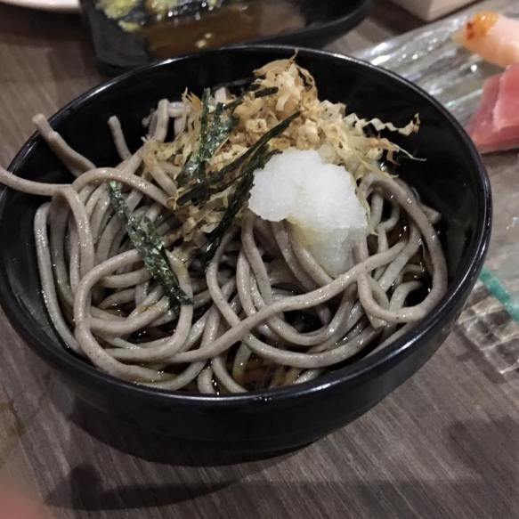 zaru soba - cold buckwheat noodles