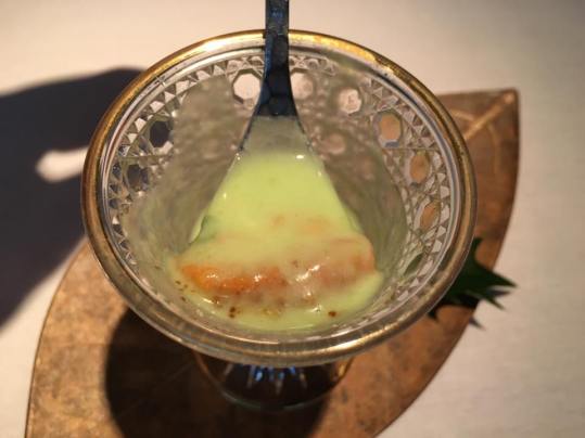endamame mousse with uni