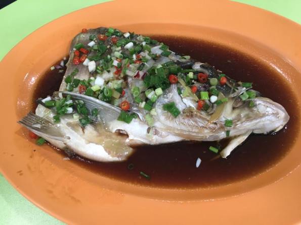 hk steamed song fish head 港蒸松鱼头