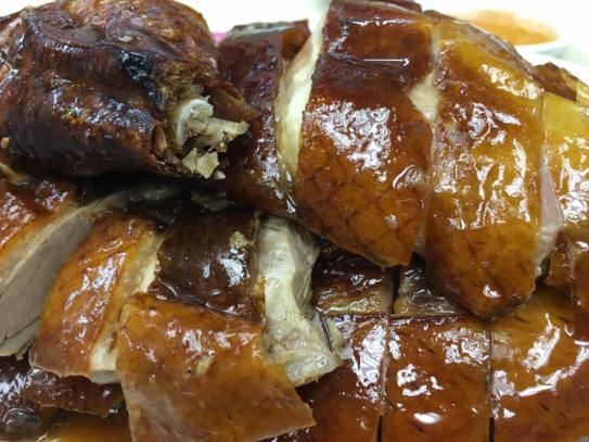 hong kong roast goose 烧鹅 (excellent!)