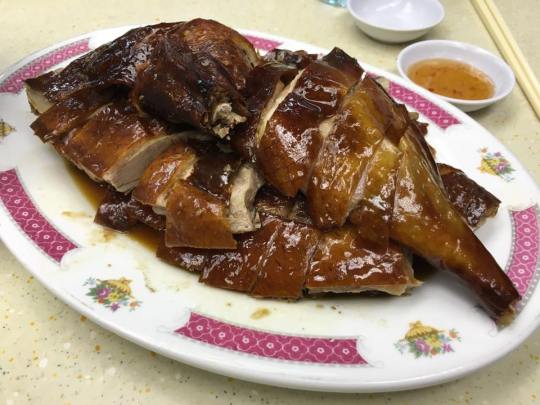 hong kong roast goose 烧鹅 (excellent!)