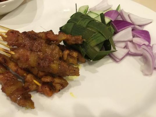 pork & chicken satay