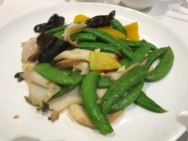 sliced abalone with sweet beans-part of 2-in-1 special