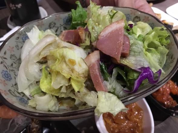 smoked duck breast salad