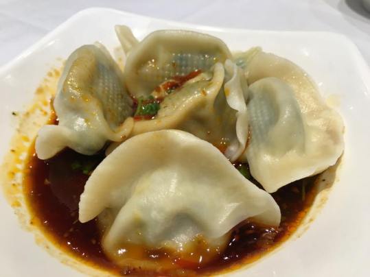 spicy chives dumpling 