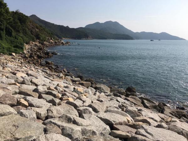 the other side away from lamma power station