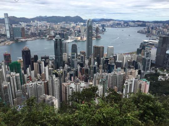 victoria harbour & kowloon bay, IFC & ICC