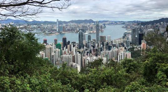 victoria harbour & kowloon bay, IFC & ICC