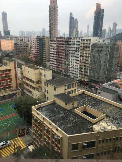 view from our 9F hotel room