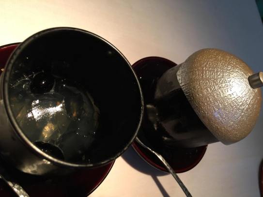 yuzu jelly with blackbeans