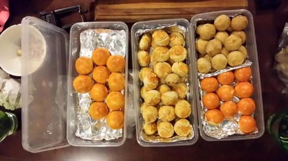 excellent almond cookies, peanut cookies & pineapple tarts
