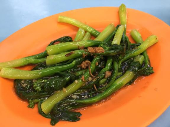 S$10 fried kai lan