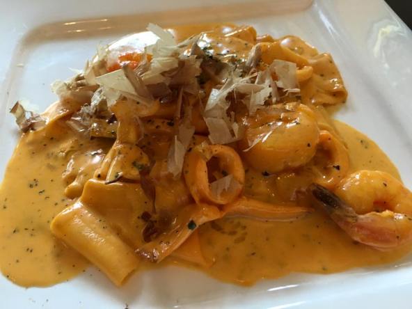 seafood pappardelle