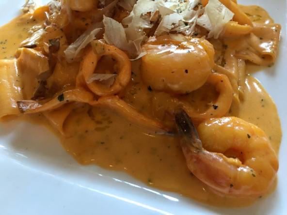 seafood pappardelle