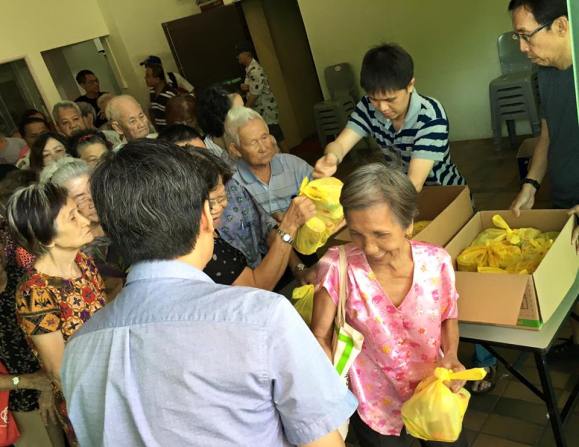 some NTUC canned food to take home