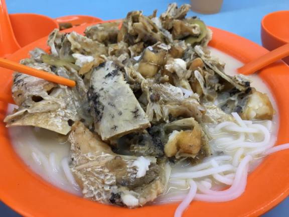 S$12 XO fish head bee hoon