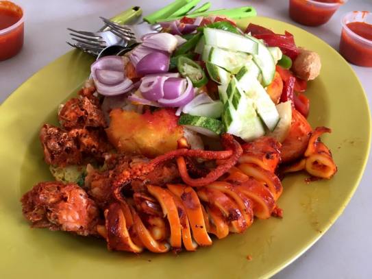 Indian rojak - ayer rajah FC stall 73