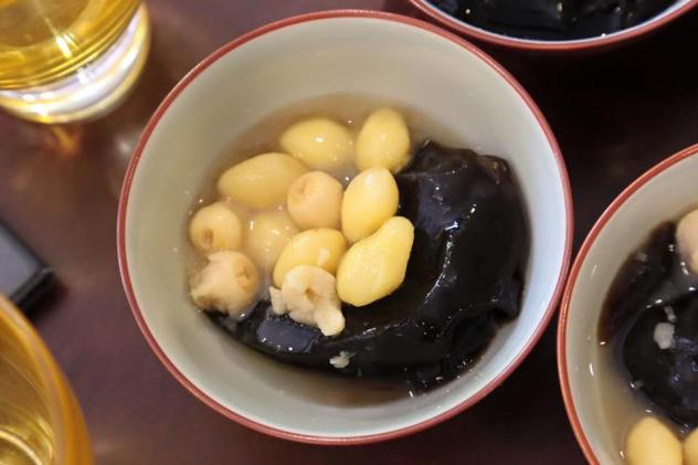 lotus ginkyo nut cheng chow 莲子白果凉粉