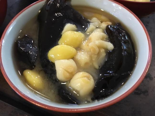 lotus ginkyo nut cheng chow 莲子白果凉粉