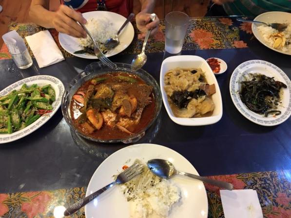 we had 5 peranakan dishes