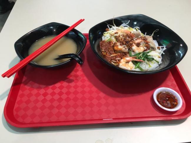 S$5 pork rib prawn noodles