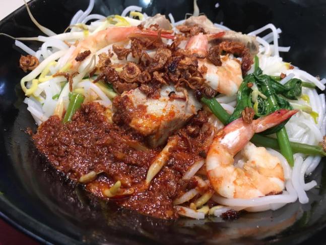 S$5 pork rib prawn noodles