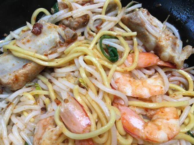 S$5 pork rib prawn noodles