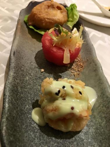 salted egg & wasabi prawns - S$10