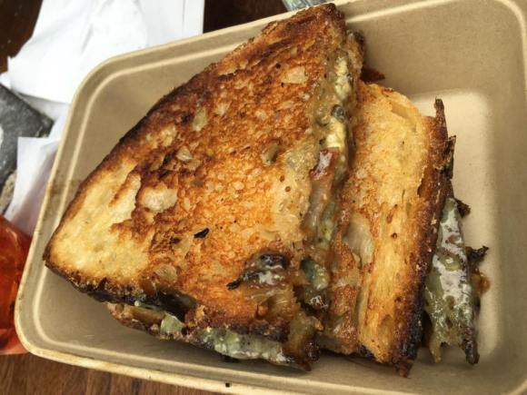 cheese & gamon ham toast sandwich