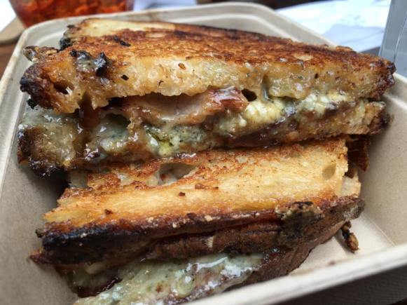 cheese & gamon ham toast sandwich