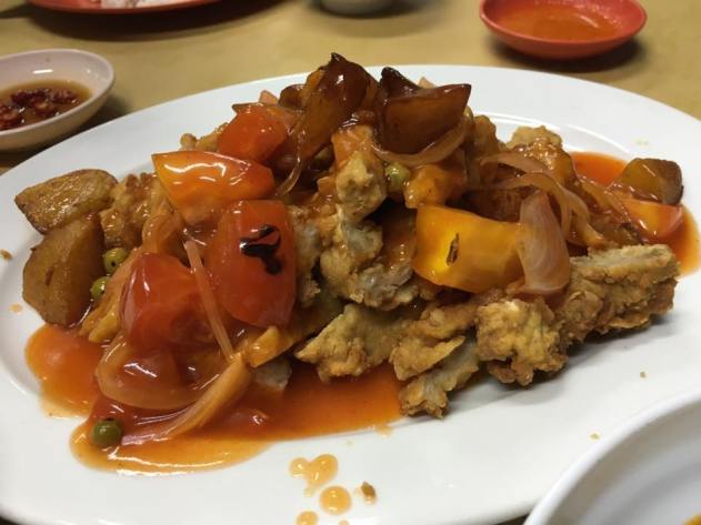 crispy pork chop - S$15