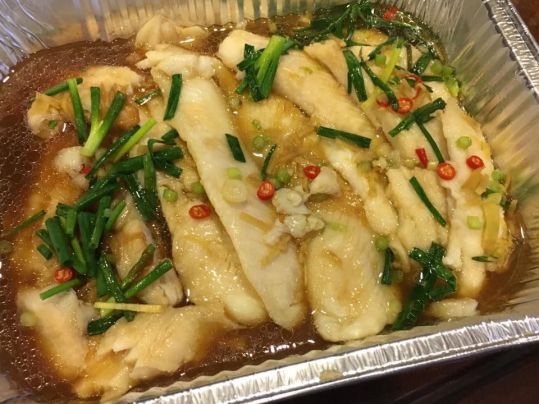 HK steamed sutchi fillet