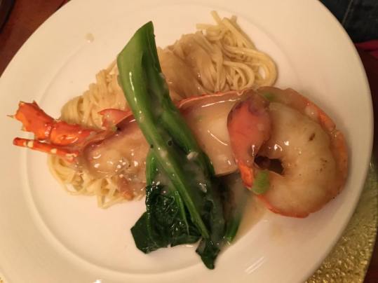 lobster noodles S$25