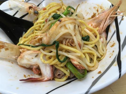 S$7 big prawns with pork ribs