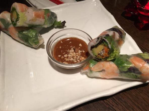 rice paper rolls