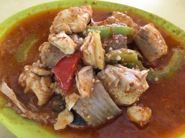 stingray with bittergourd