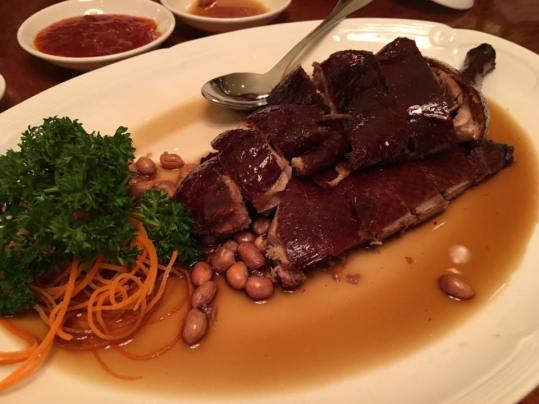 1/2 tea smoked duck S$32